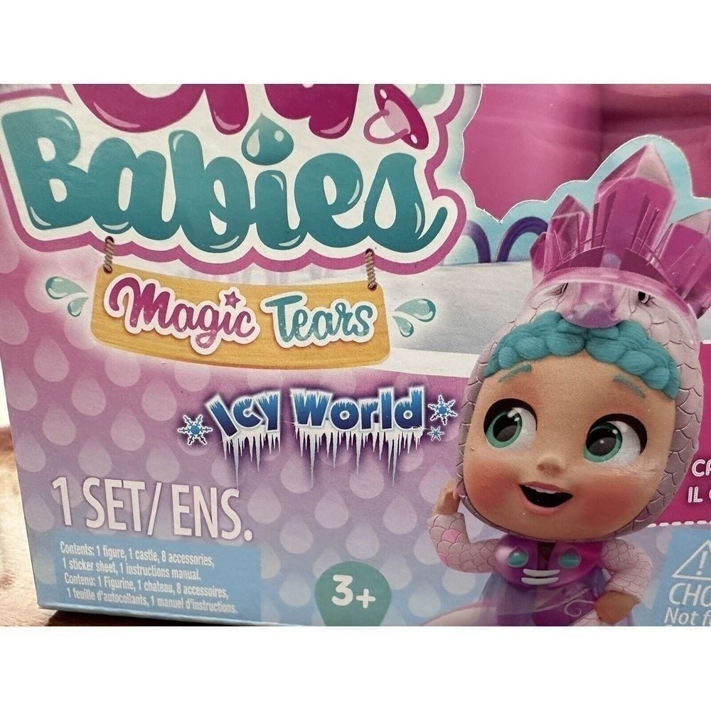 Cry Babies Elodie's Crystal Castle Icy World Magic Tears Playset Ages 3+ - Picture 2 of 5